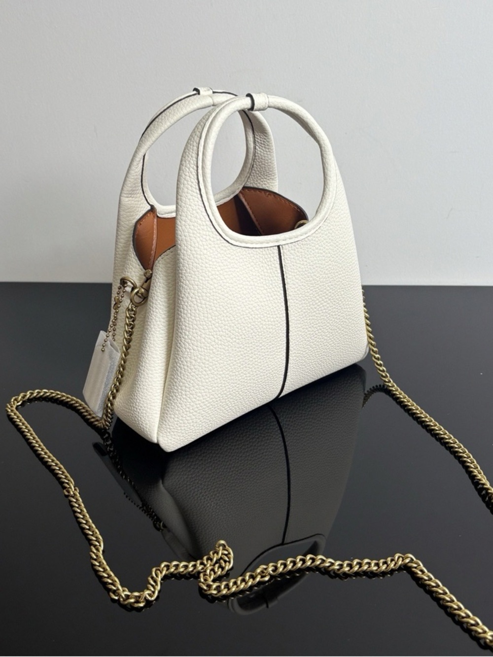Coach White Mini Bucket Bag Crossbody Shoulder Bag - Picture 6 of 8